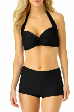 Catalina - Women's Swim Boy Shorts -SWIMSUITS DIRECT Sales 19ct102 19ct306 blk 1943 front 3 2