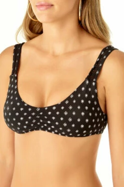 Cole Of California - Crochet Mix Bralette Top