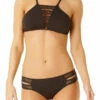 Cole Of California - Mesh High Neck Bikini Top -SWIMSUITS DIRECT Sales 19ct11001 19cb30701 blk 849 v1 current front 2 5