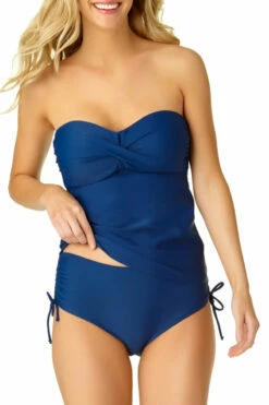 Catalina - Women's Bandeau Twist Front Tankini Top