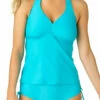 Catalina - Women's Halter Tankini Top -SWIMSUITS DIRECT Sales 19ct206 19ct305 turq 1221 copy front 1