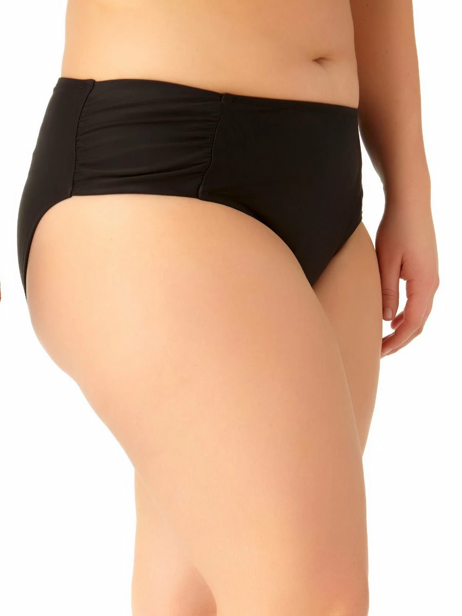 Catalina Plus - Women's Plus Size Black Tab Side Swim Bottom 7 Catalina Plus - Women's Plus Size Black Tab Side Swim Bottom - Image 5