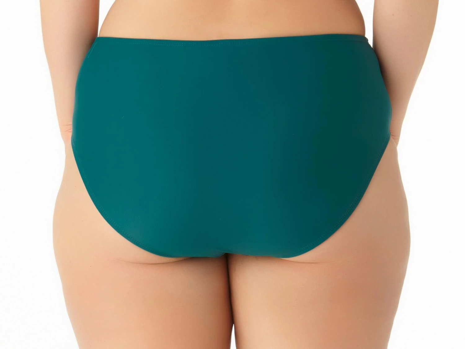 Catalina Plus - Women's Plus Size Teal High Waist Swim Bottom 6 Catalina Plus - Women's Plus Size Teal High Waist Swim Bottom - Image 4