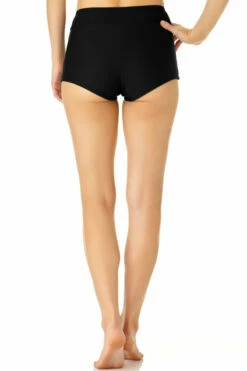 Catalina - Women's Swim Boy Shorts -SWIMSUITS DIRECT Sales 19ct306 blk 1979 1 2