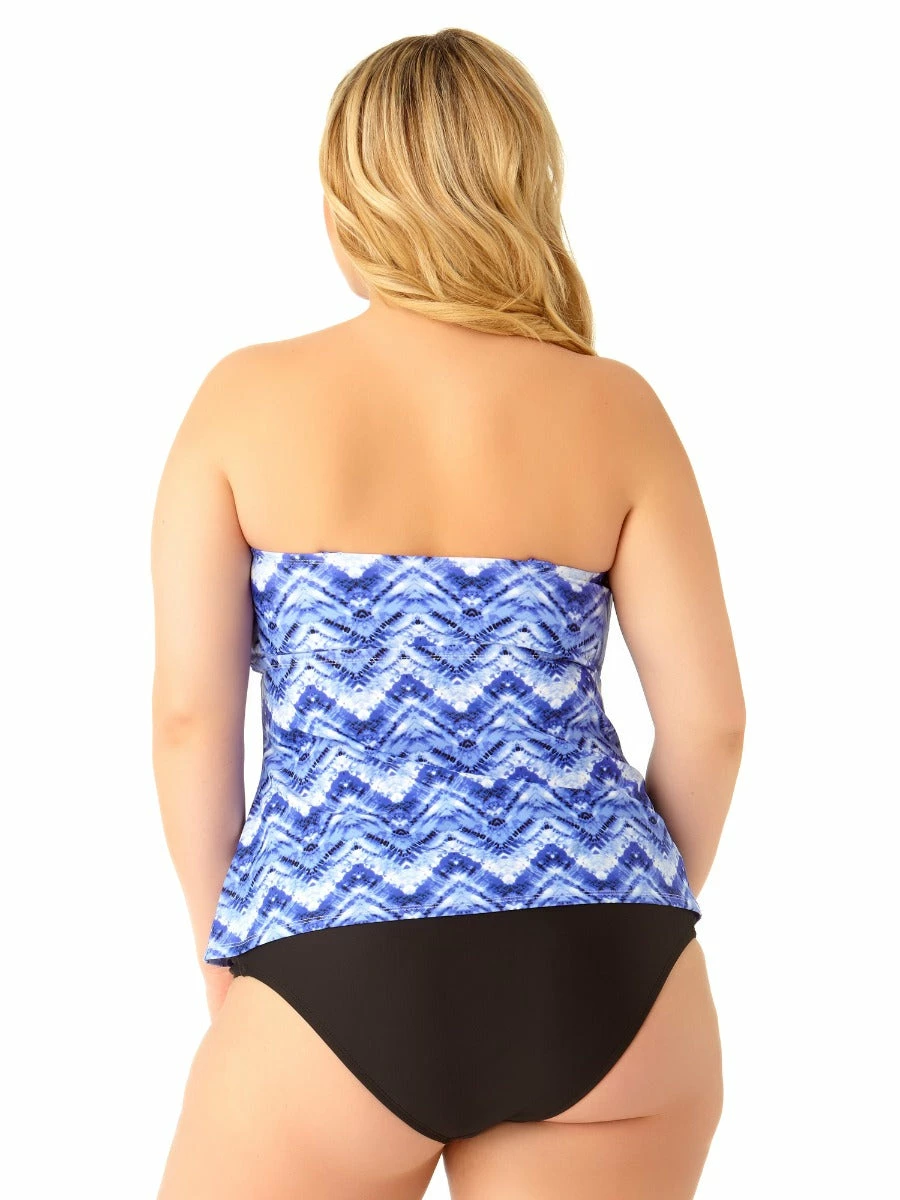 Catalina Plus - Women's Plus Size Black Tab Side Swim Bottom 8 Catalina Plus - Women's Plus Size Black Tab Side Swim Bottom - Image 6