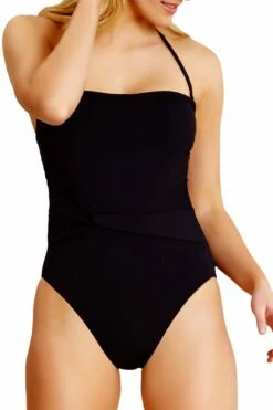 Catalina - Bandeau One Piece With Twist Belt 20 Catalina - Bandeau One Piece With Twist Belt -SWIMSUITS DIRECT Sales 20CA00201 NOIR 3205