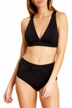 Catalina - Cross Back Banded Halter Bikini Top -SWIMSUITS DIRECT Sales 20CA10601 20CA30001 NOIR 1219
