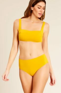 Catalina - Square Neck Bralette Bikini Top -SWIMSUITS DIRECT Sales 20CA10701 20CA30101 SAFFRON 786