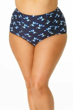 Anne Cole Plus - Side Shirred High Waist Bottom