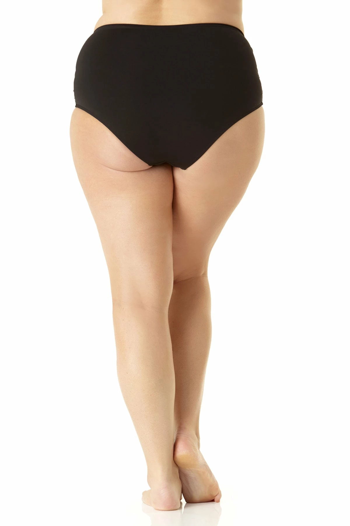 Anne Cole Plus - Convertible Shirred High Low Swim Bottom 18 Anne Cole Plus - Convertible Shirred High Low Swim Bottom - Image 17