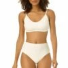 Catalina - Ribbed Scoop Bralette Bikini Top -SWIMSUITS DIRECT Sales 22CA12802 22CA3250 PEARLRIB 1385 ccexpress
