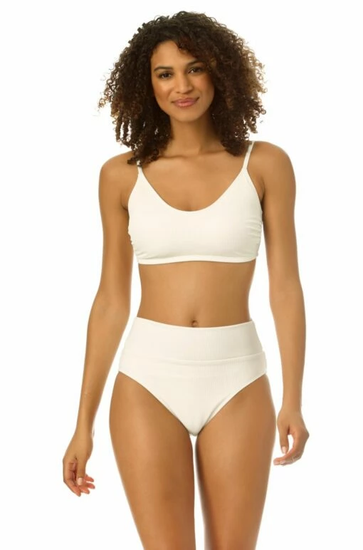 Catalina - Ribbed Scoop Bralette Bikini Top 1 Catalina - Ribbed Scoop Bralette Bikini Top -SWIMSUITS DIRECT Sales 22CA12802 22CA3250 PEARLRIB 1385 ccexpress