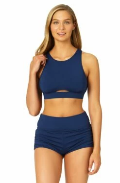 Catalina - High Neck Open Back Bikini Top -SWIMSUITS DIRECT Sales 22CA13201 22CA31901 MIDNIGHT 2541 ccexpress