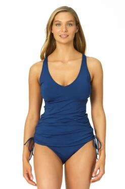 Catalina - Adjustable Side Cinch Tankini Top