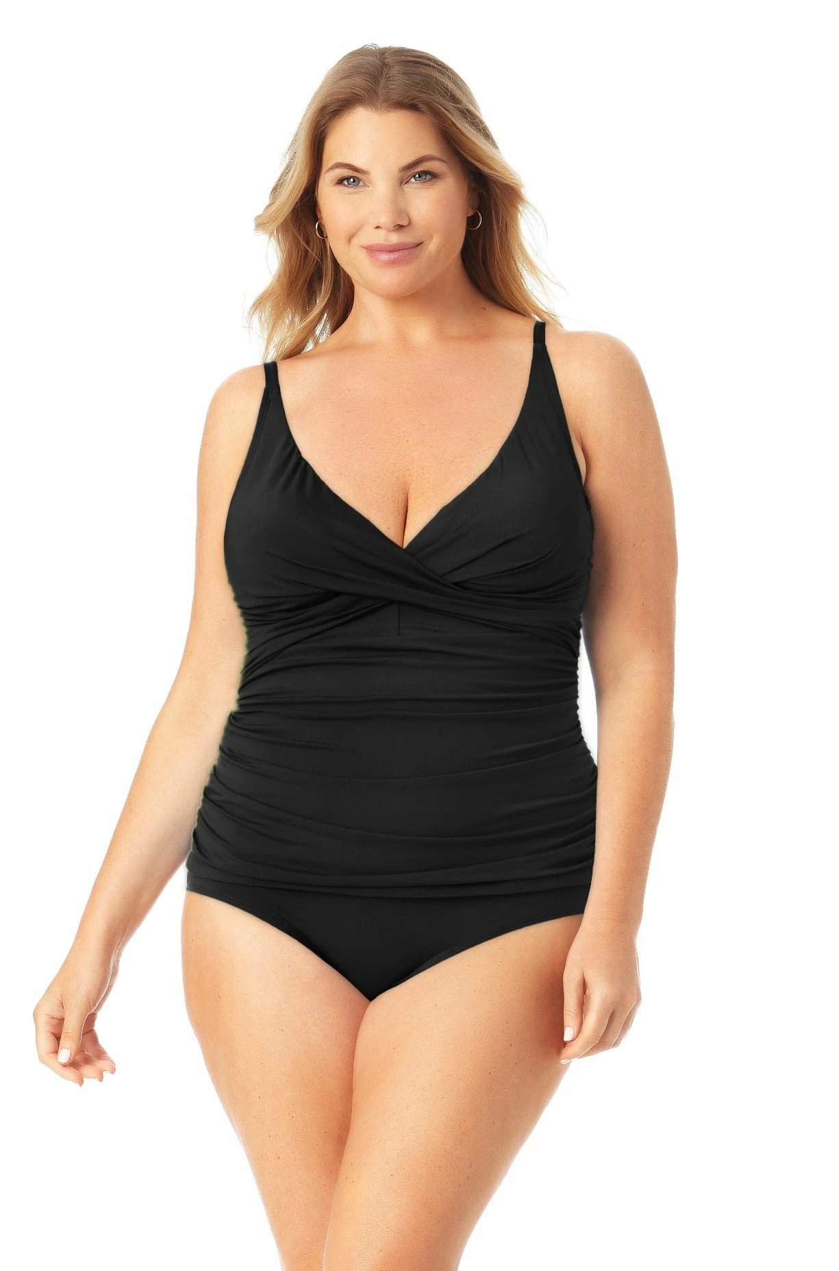 Catalina Plus - Twist Front Underwire Tankini Top 19 Catalina Plus - Twist Front Underwire Tankini Top - Image 17