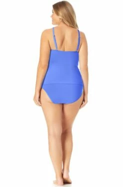 Catalina Plus - Twist Front Underwire Tankini Top 25 Catalina Plus - Twist Front Underwire Tankini Top -SWIMSUITS DIRECT Sales 22CA20801 IRIS ALT2 ccexpress