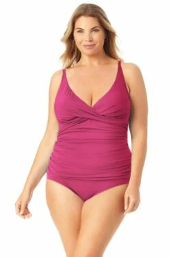 Catalina Plus - Twist Front Underwire Tankini Top 30 Catalina Plus - Twist Front Underwire Tankini Top -SWIMSUITS DIRECT Sales 22CA20801 PINK ccexpresscopy