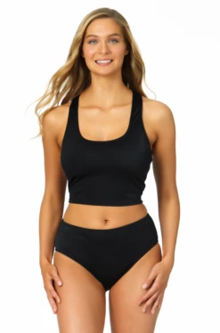 Catalina - Ribbed Scoop Racerback Tankini Top