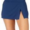 Catalina - Mid Rise Skirted Bottom 1 Catalina - Mid Rise Skirted Bottom -SWIMSUITS DIRECT Sales 22CA40101 MIDNIGHT FRONT FRONT