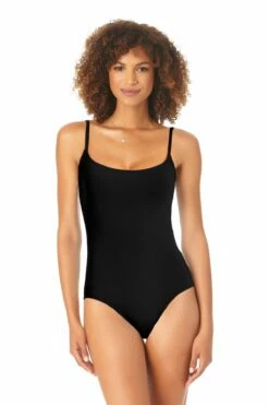 Anne Cole - Long Torso Lingerie Maillot One Piece Swimsuit