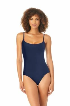 Anne Cole - Long Torso Lingerie Maillot One Piece Swimsuit -SWIMSUITS DIRECT Sales 22MO05357 nvy 322 ccexpresscopy