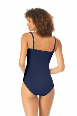 Anne Cole - Long Torso Lingerie Maillot One Piece Swimsuit -SWIMSUITS DIRECT Sales 22MO05357 nvy 326 ccexpresscopy