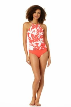 Anne Cole - High Neck Tankini Top -SWIMSUITS DIRECT Sales 22MT20618 MYMB36001 JCY 2640 ccexpress