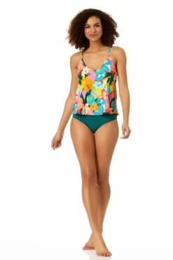 Anne Cole - Easy Triangle Tankini Top -SWIMSUITS DIRECT Sales 22MT22412 MYMB36001 OCGR 2188 ccexpress