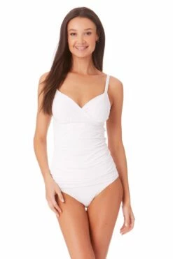 Anne Cole - Underwire Triangle Tankini 19 Anne Cole - Underwire Triangle Tankini -SWIMSUITS DIRECT Sales 22MT23301 MYMB36001 WHI 505 ccexpress