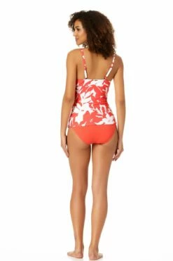 Anne Cole - Retro Twist Front Underwire Tankini Swim Top -SWIMSUITS DIRECT Sales 22MT23418 MYMB36001 JCY 3
