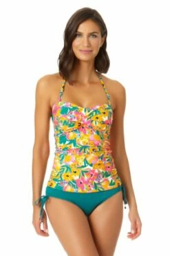 Anne Cole - Twist Front Bandeaukini Swim Top