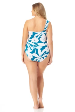 Anne Cole Plus - Off The Shoulder Twist One Piece Swimsuit 9 Anne Cole Plus - Off The Shoulder Twist One Piece Swimsuit -SWIMSUITS DIRECT Sales 22PO0666 TEPT 782