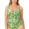 Anne Cole Plus - V Wire One Piece Swimsuit 2 Anne Cole Plus - V Wire One Piece Swimsuit -SWIMSUITS DIRECT Sales 22PO07064 GRWT 2064 FRONT