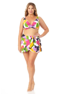 Anne Cole Plus - Underwire Twist Front Bikini Swim Top 10 Anne Cole Plus - Underwire Twist Front Bikini Swim Top -SWIMSUITS DIRECT Sales 22PT10580 22PB41680 MULT 082