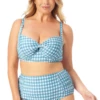 Anne Cole Plus - Retro Underwire Bikini Swim Top 2 Anne Cole Plus - Retro Underwire Bikini Swim Top -SWIMSUITS DIRECT Sales 22PT10657 22PB33657 BLPP 430 FRONT