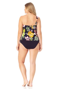 Anne Cole Plus - Assymetrical Ring Bandeau Tankini Swim Top 11 Anne Cole Plus - Assymetrical Ring Bandeau Tankini Swim Top -SWIMSUITS DIRECT Sales 22PT22861 MYPB36001 MULT 1431