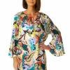 Anne Cole - Women's Bell Sleeve Tunic Swimsuit Cover Up -SWIMSUITS DIRECT Sales 23MC50961 MULT 0027 FRONT
