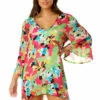 Anne Cole - Women's Flounce V Neck Tunic Swimsuit Cover Up