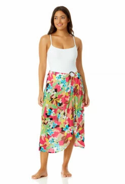 Anne Cole - Women's Ring Sarong Skirt Swimsuit Cover Up