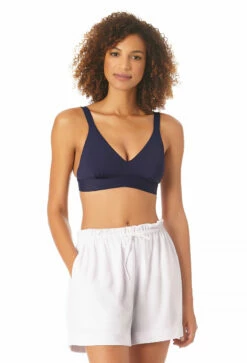 Anne Cole - Women's Easy Terry Cloth Short Swimsuit Cover Up -SWIMSUITS DIRECT Sales 23MC54801 WHT 783 FRONT