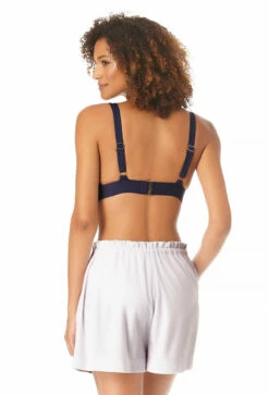 Anne Cole - Women's Easy Terry Cloth Short Swimsuit Cover Up -SWIMSUITS DIRECT Sales 23MC54801 WHT 807 BACK