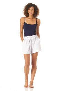 Anne Cole - Women's Easy Terry Cloth Short Swimsuit Cover Up -SWIMSUITS DIRECT Sales 23MC54801 WHT 821