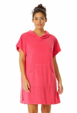 Anne Cole - Women's Terry Cloth Hoodie Swimsuit Cover Up