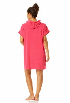 Anne Cole - Women's Terry Cloth Hoodie Swimsuit Cover Up -SWIMSUITS DIRECT Sales 23MC55201 HTPK 1618