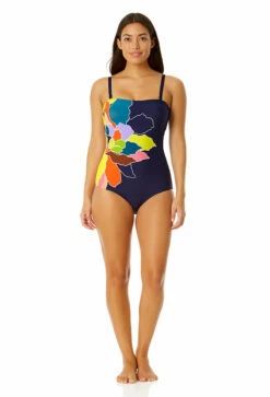 Anne Cole - Women's Classic Strapless One Piece Swimsuit -SWIMSUITS DIRECT Sales 23MO09950 MULT 1253