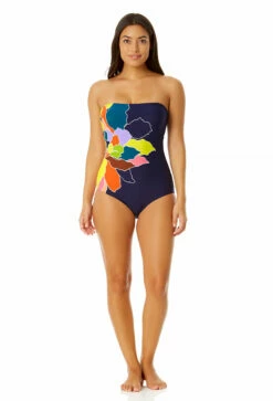 Anne Cole - Women's Classic Strapless One Piece Swimsuit -SWIMSUITS DIRECT Sales 23MO09950 MULT 1275