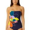 Anne Cole - Women's Classic Strapless One Piece Swimsuit 2 Anne Cole - Women's Classic Strapless One Piece Swimsuit -SWIMSUITS DIRECT Sales 23MO09950 MULT 1275 FRONT