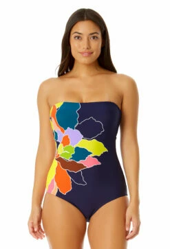 Anne Cole - Women's Classic Strapless One Piece Swimsuit