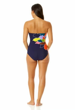 Anne Cole - Women's Classic Strapless One Piece Swimsuit -SWIMSUITS DIRECT Sales 23MO09950 MULT 1281