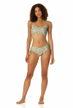 Anne Cole - Women's Center Cinch Bandeau Bikini Swim Top -SWIMSUITS DIRECT Sales 23MT13359 MULT 23MB30059 MULT 0368